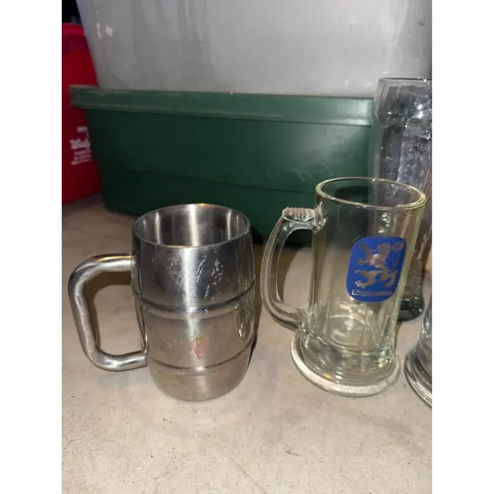 Vintage Beer glass collection (6) total